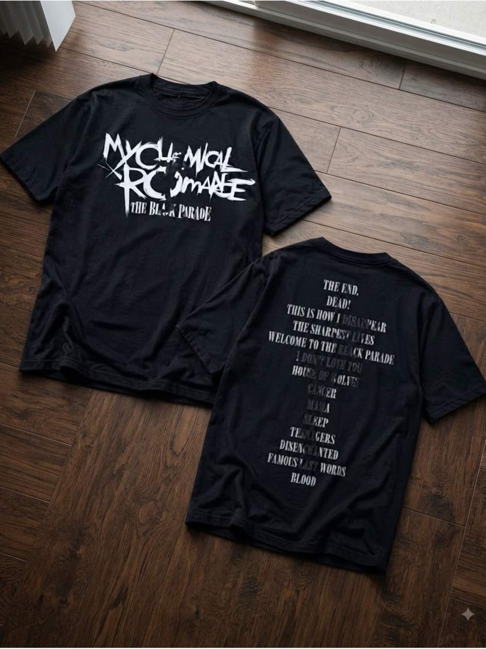 My chemical romance 'The Black Parade' Graphic Tee - Black